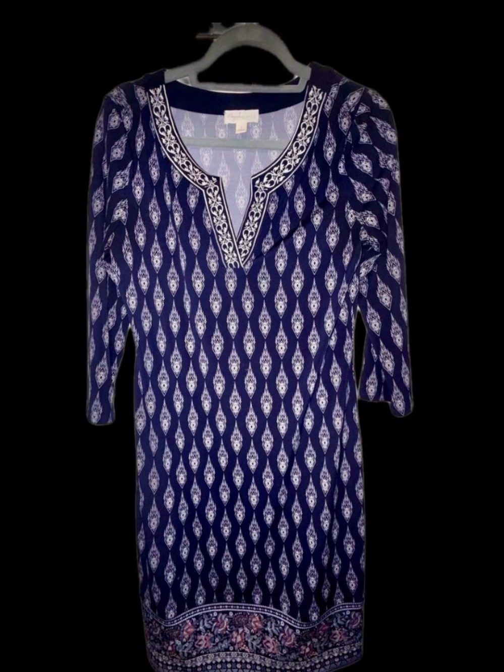 Embroidered Shift Dress Size (S)